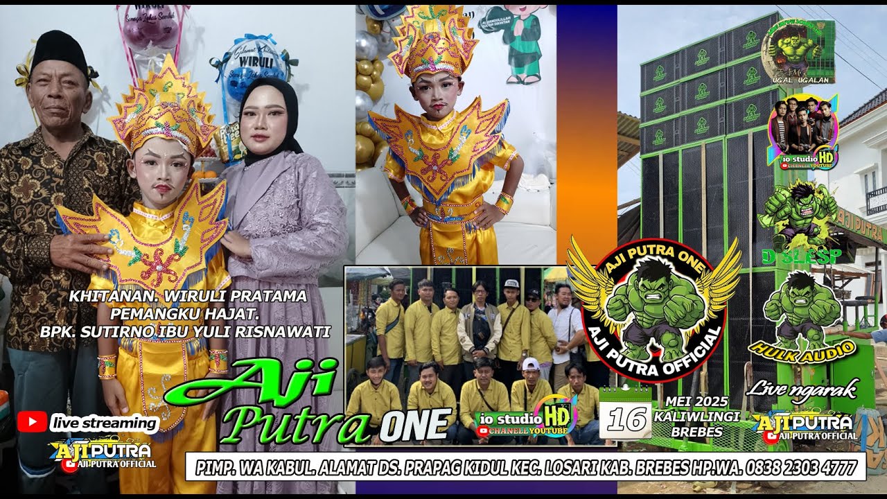 🔴LIVE BUROK  DANGDUT AJI PUTRA - DS. KALIWLINGI - BREBES 16 MEI 2025