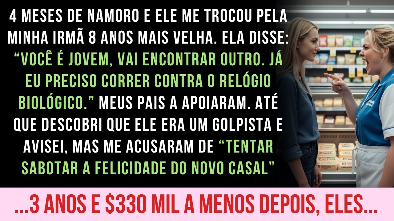 IRMÃ ROUBOU MEU NAMORADO E ELE ROUBOU $330 MIL DELA. 3 ANOS DEPOIS...