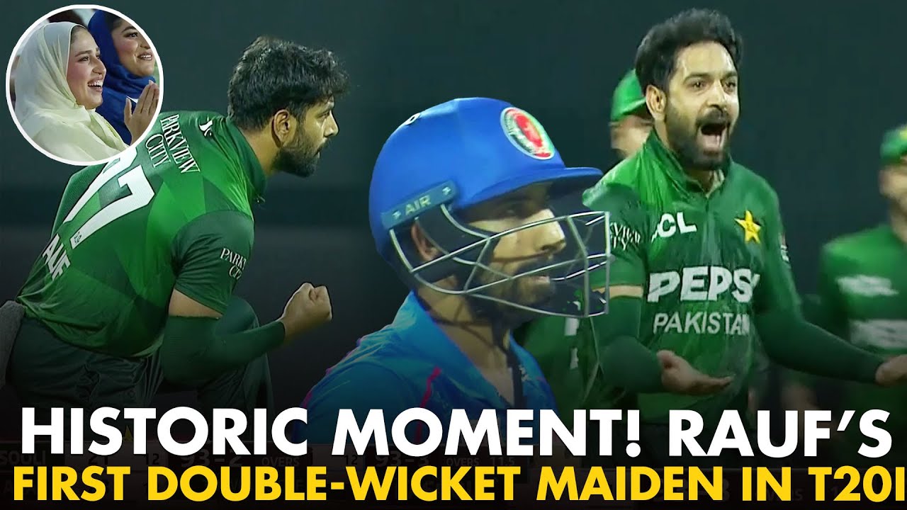 Game Changing Over Haris Rauf 🔥 | Afghanistan vs Pakistan | T20I Tri Nation Series | Match 1 | M3Q1K
