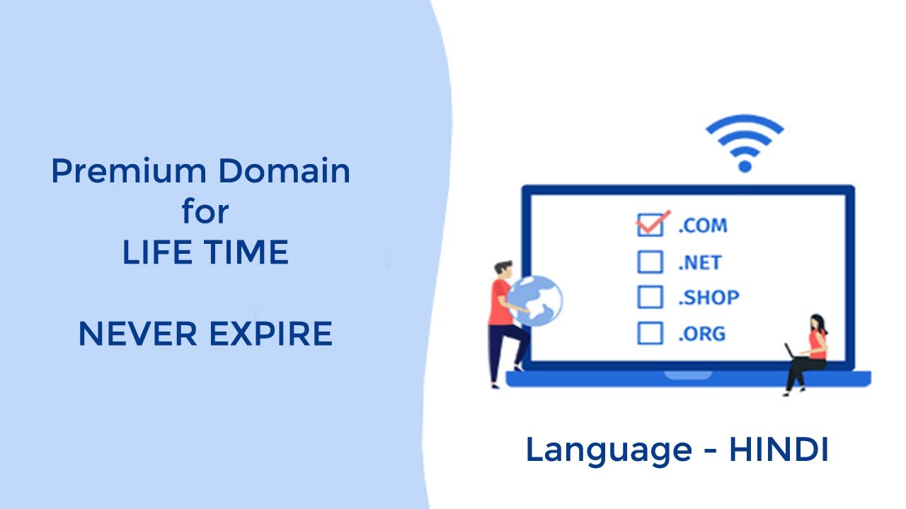 Premium Domain for Lifetime, No Renew Payment, Never Expire