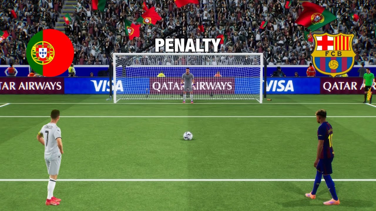 BARCELONA VS PORTUGAL PENALTY SHOOTOUT | FCB VS POR MATCH | eFOOTBALL