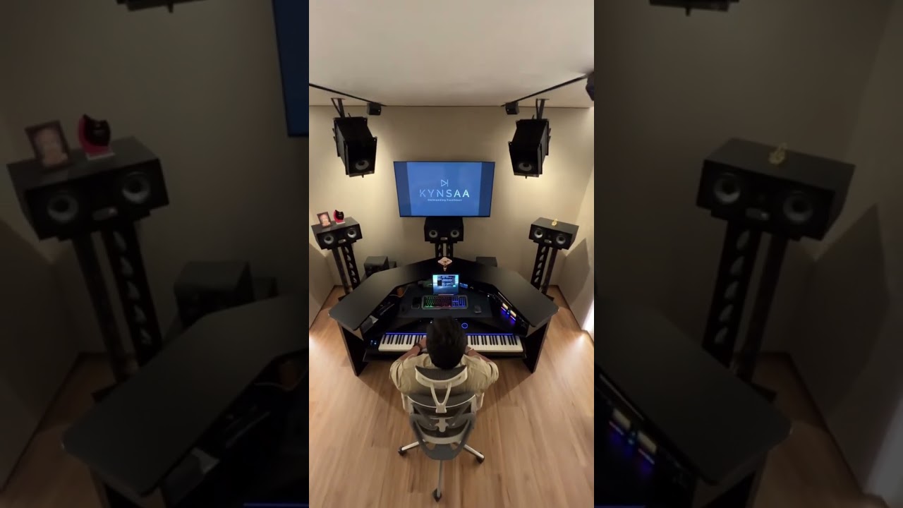 7.1.4 Dolby Atmos setup equipped with EVE Audio monitors 🔥🙌#shorts