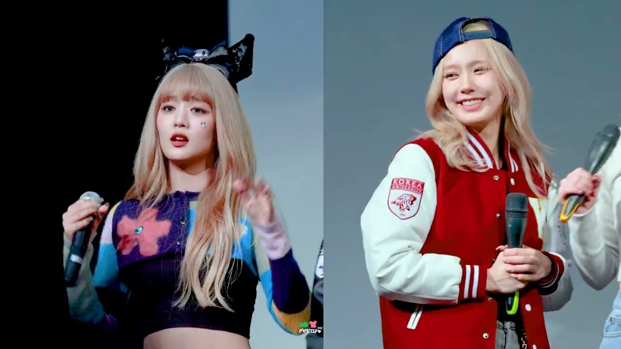221029 애플뮤직 대면팬싸 리셋 4K fancam -미연,민니