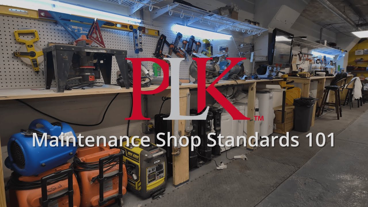 Maintenance Shop Standards 101 | PLK Facilities Training (Color-Coded Bins, Rapid Response & Safety)
