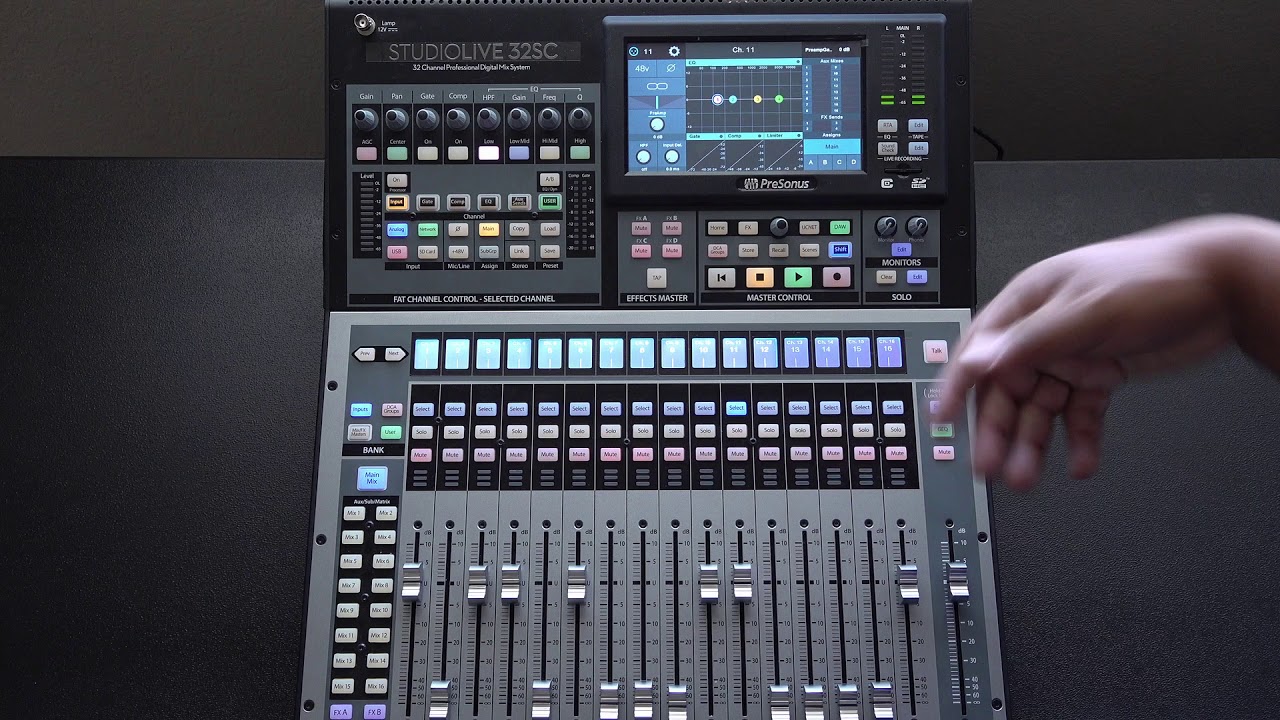 Presonus StudioLive Utilizando Tarjeta SD