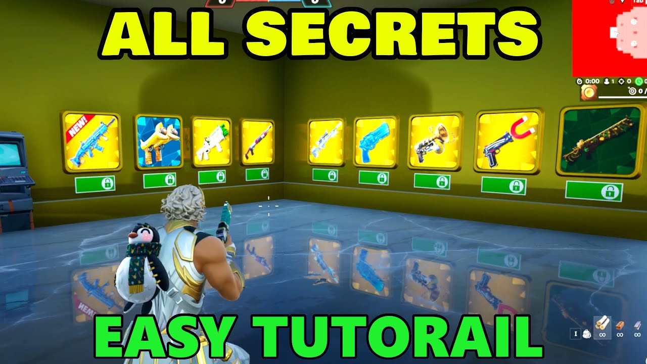 ALL GUNS & SECRET CODE LOCATIONS PART 3 | CRAZY RED VS BLUE PART 2 2898-7886-8847 FORTNITE