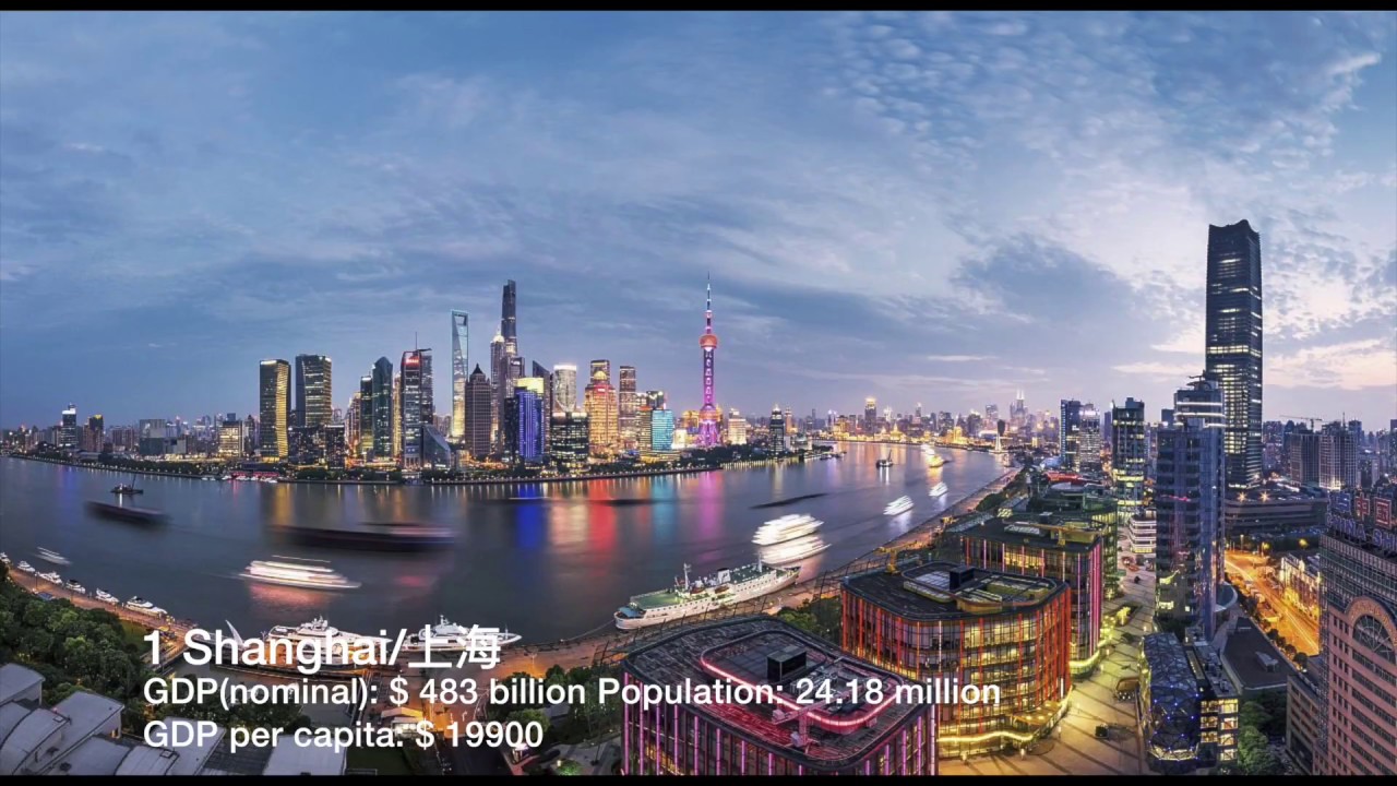 Top 50 Richest Cities in Mainland China (by GDP nominal)