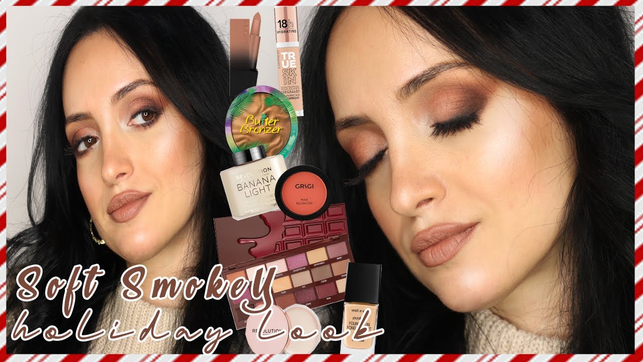 Soft Chocolate Smokey🎅 ΕΟΡΤΑΣΤΙΚΟ ΜΑΚΙΓΙΑΖ ΜΕ ΑΓΑΠΗΜΕΝΑ ΠΡΟΙΟΝΤΑ ΤΟΥ 2020