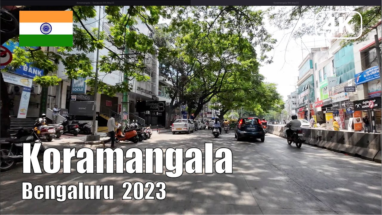 【India Drive 4K】Koramangala Bengaluru 2023