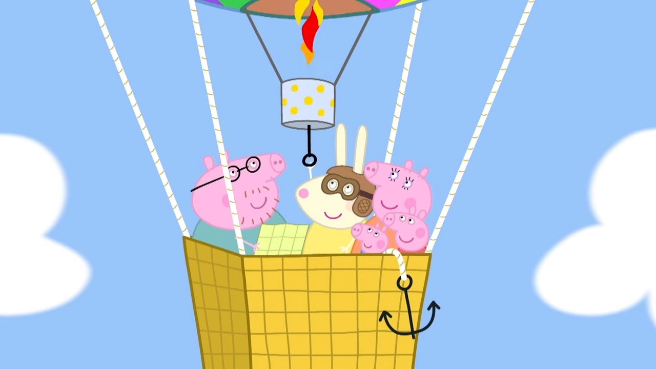 Peppa Pig T&uuml;rk&ccedil;e | Sıcak Hava Balonu | &Ccedil;ocuklar İ&ccedil;in &Ccedil;izgi Filmler