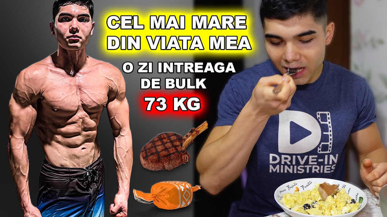 CE MANANC PENTRU MASA MUSCULARA LA 19 ANI? I TOATE MESELE MELE *3100 Calorii+Planul Pentru 2023