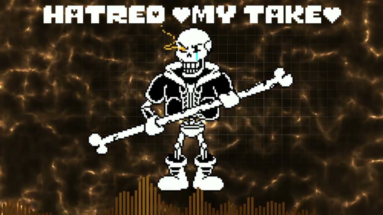 Disbelief Papyrus HARD MODE - Hatred I [My Take] (Midi at 100 likes)