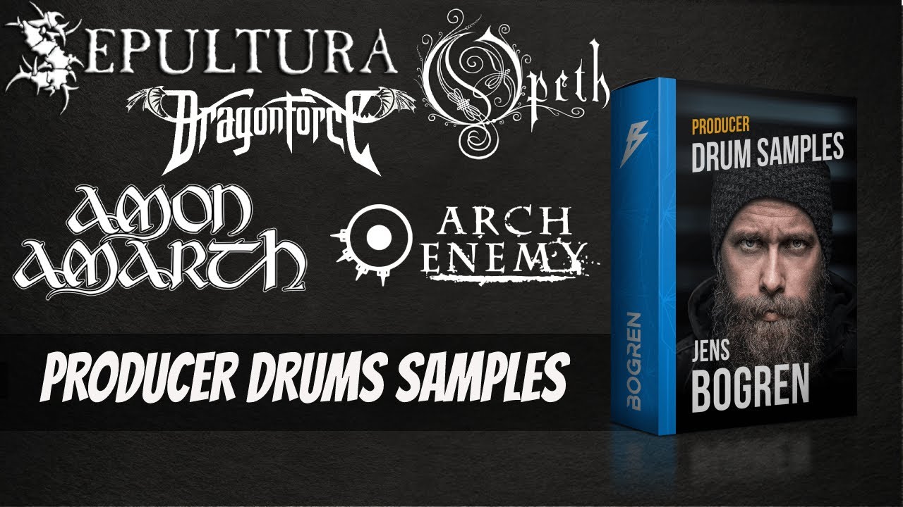Bogren Drum Samples - Killer Legendary drums tones