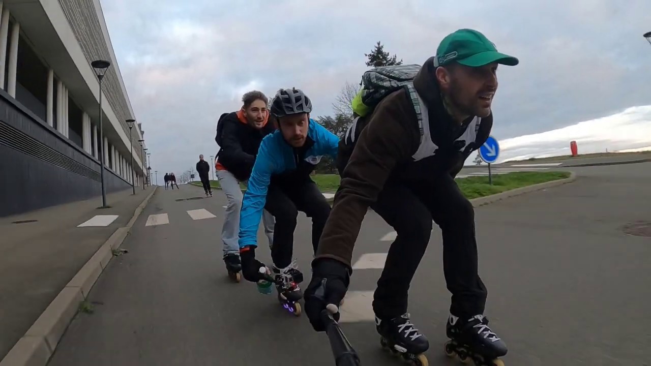 P'tite rando roller d'hivers sur Angers!!