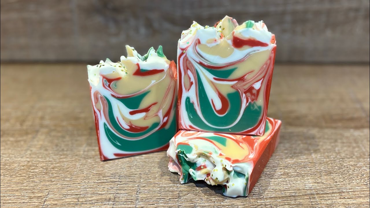 Cold Process Soap “Berry Merry Christmas”
