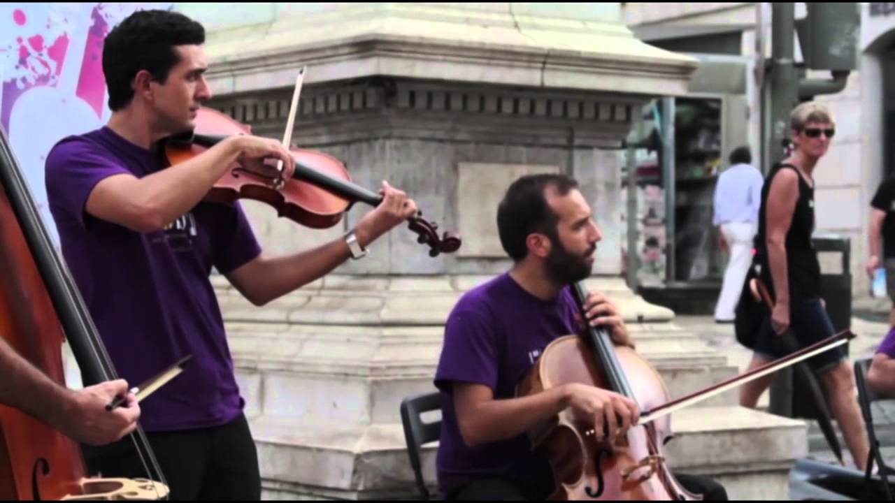 Flash Mob Festival Jovens Músicos 2014