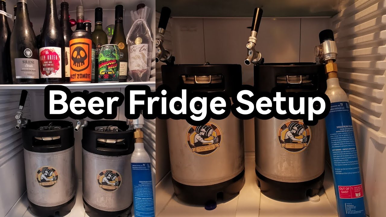 Beer Fridge - 9.5 Litre Keg Setup