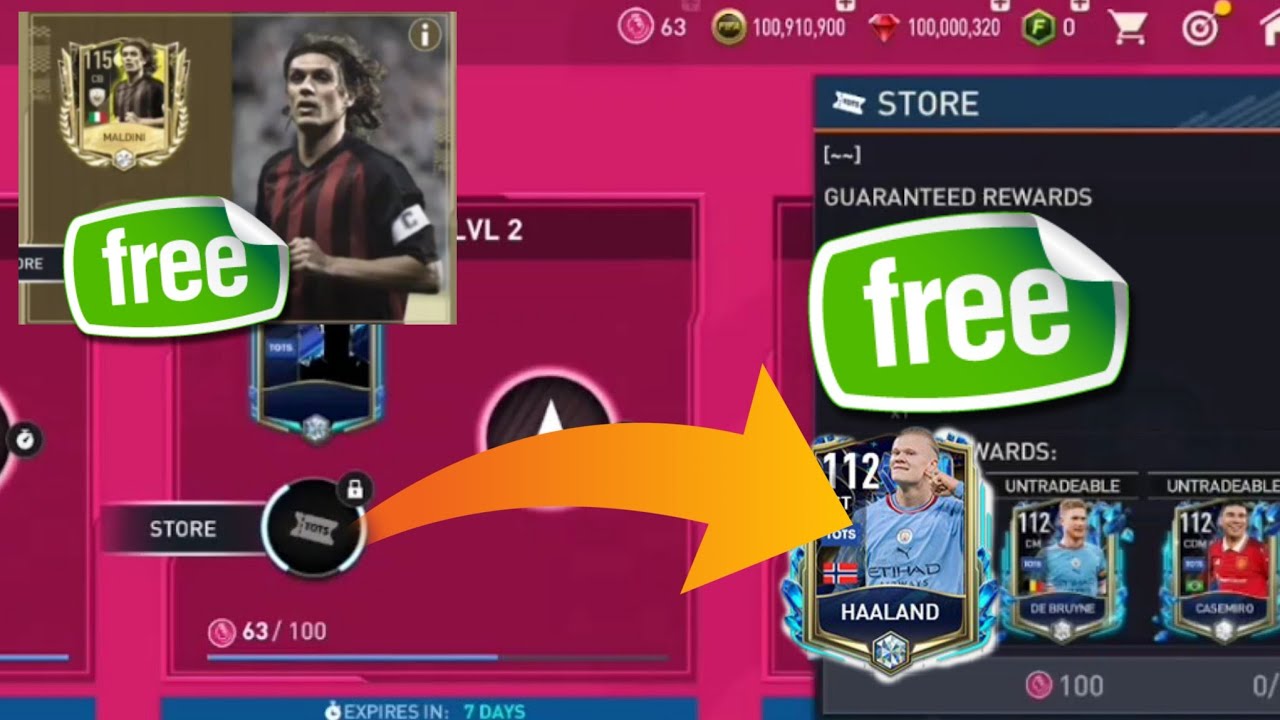 FIFA MOBILE TOTS 23 LEAKS | 112 HAALAND FREE, PRIME ICONS MALDINI FREE TO PLAY GUIDE