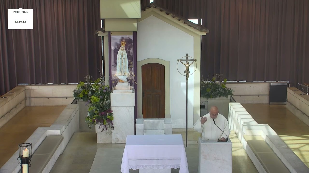 Terço a Nossa Senhora de Fátima desde a Capelinha das Aparições 09.03.2026