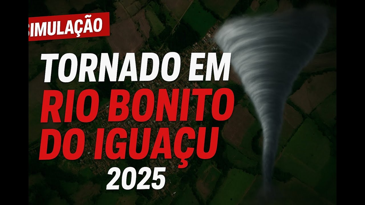 Tornado F4 em Rio Bonito do Iguaçu (2025) | Trajetória e Mapeamento