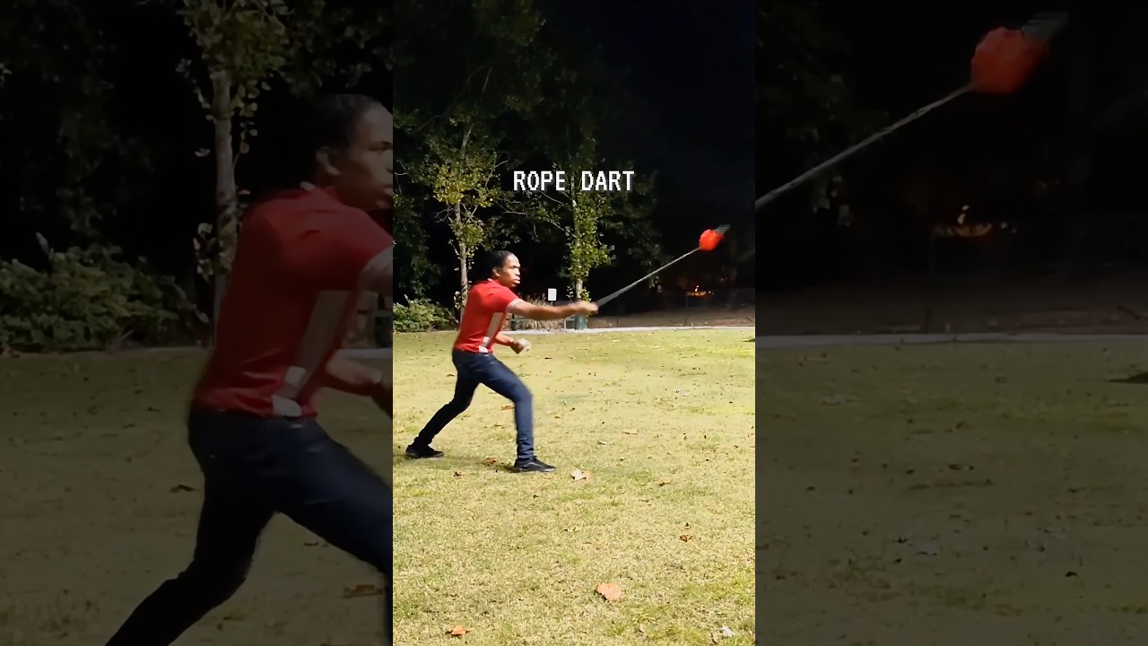 Rope Dart is difficult to learn! 