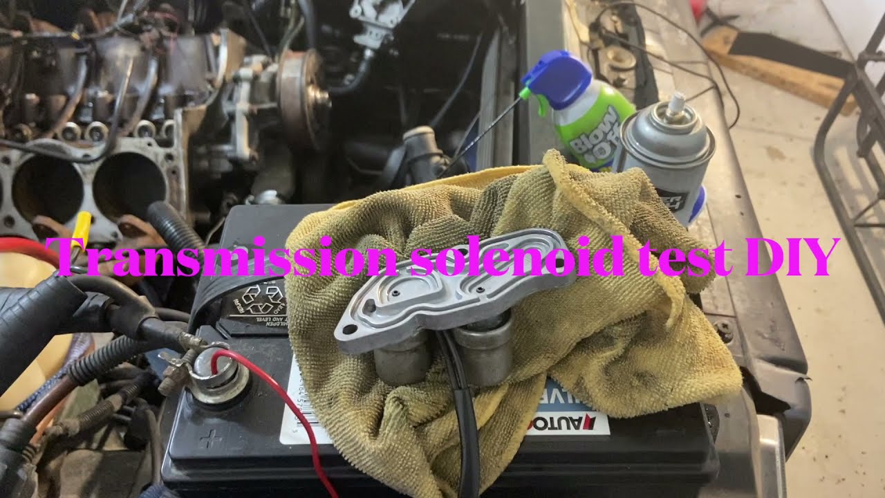 honda transmission solenoid cleaning test DIY 1991 accord cb7 diagnose