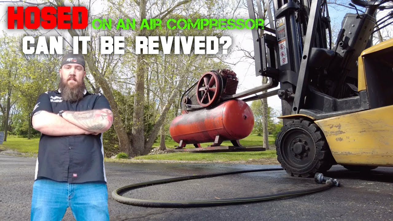 I GOT HOSED ON AN AIR COMPRESSOR FROM MARKETPLACE! CAN WE REVIVE IT?