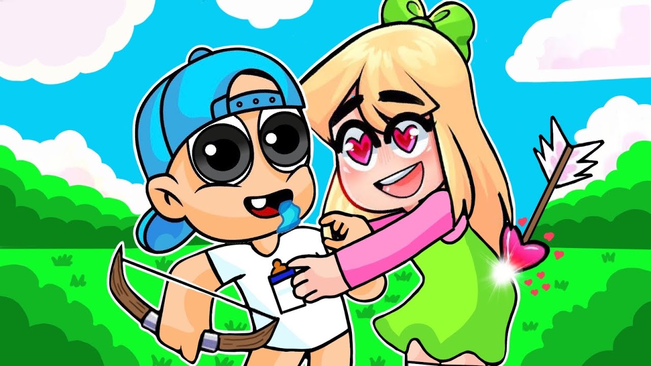 ¡BEBE PECHOCHIN ENAMORA A NANI CON UNA FLECHA DE AMOR! 😱💖EN  MINECRAFT