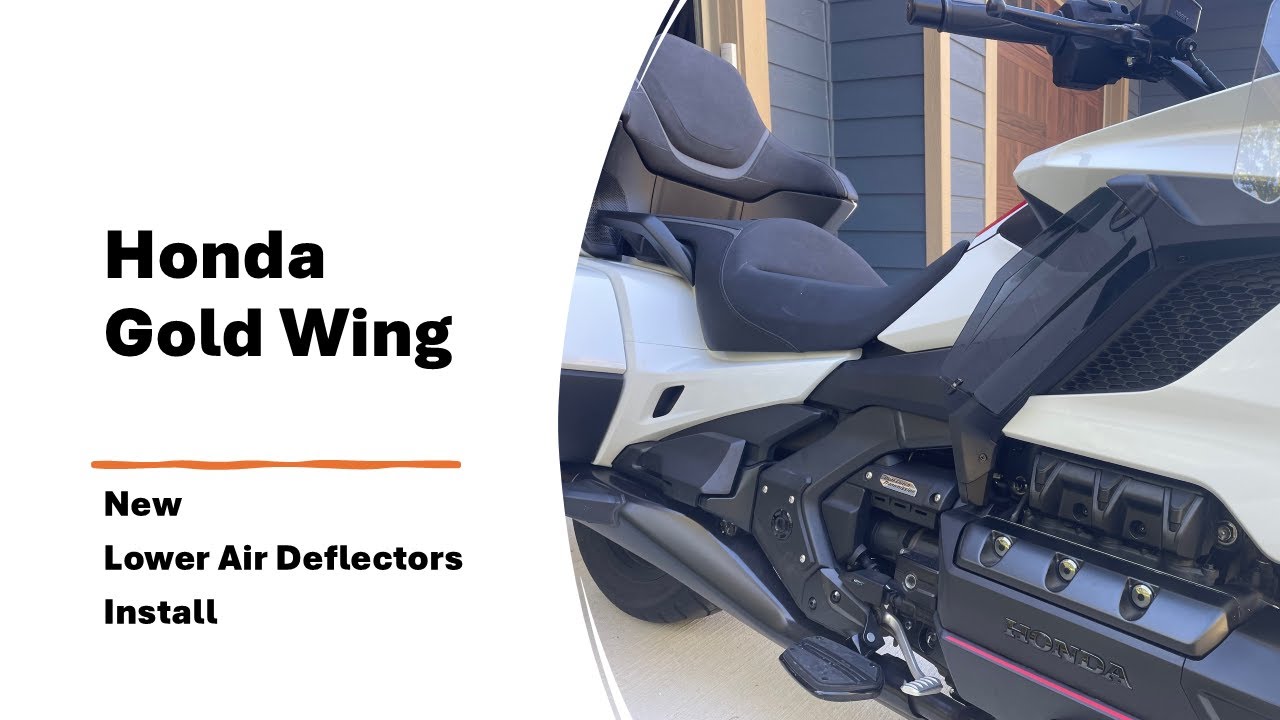 Honda Gold Wing Tour DCT — установка новых нижних ветровых дефлекторов