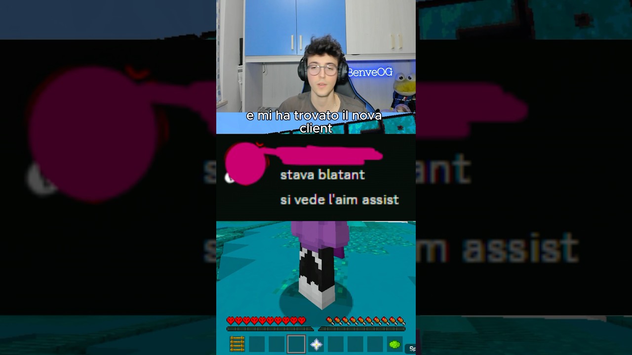 MI AVETE SCOPERTO😱 #cheating #minecraft #minecraftboxpvp