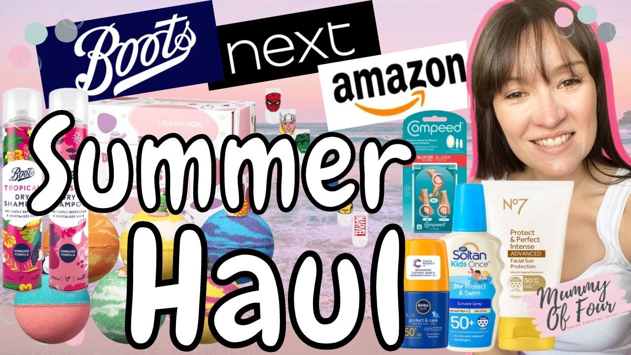 Summer Holiday Essentials Haul Boots, Amazon & Next | Mummy Of Four UK