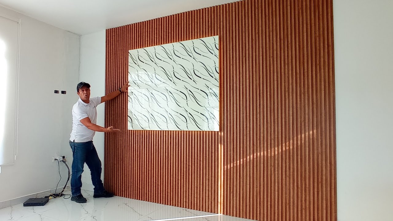 COMO INSTALAR LAMBRIN WPC #elmueblemoderno