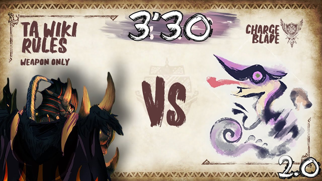 MHR: Sunbreak | Chameleos [3'30] Charge Blade | TA