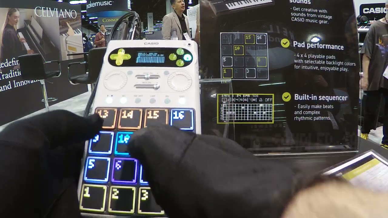 NAMM 2016 - 16 PROTOTYPE! Future CASIO Mini Sampler 