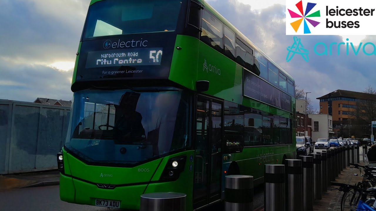 FULL ROUTE JOURNEY - Arriva Midlands Route 50 - Narborough to Leicester l 8016 BK73 AEJ