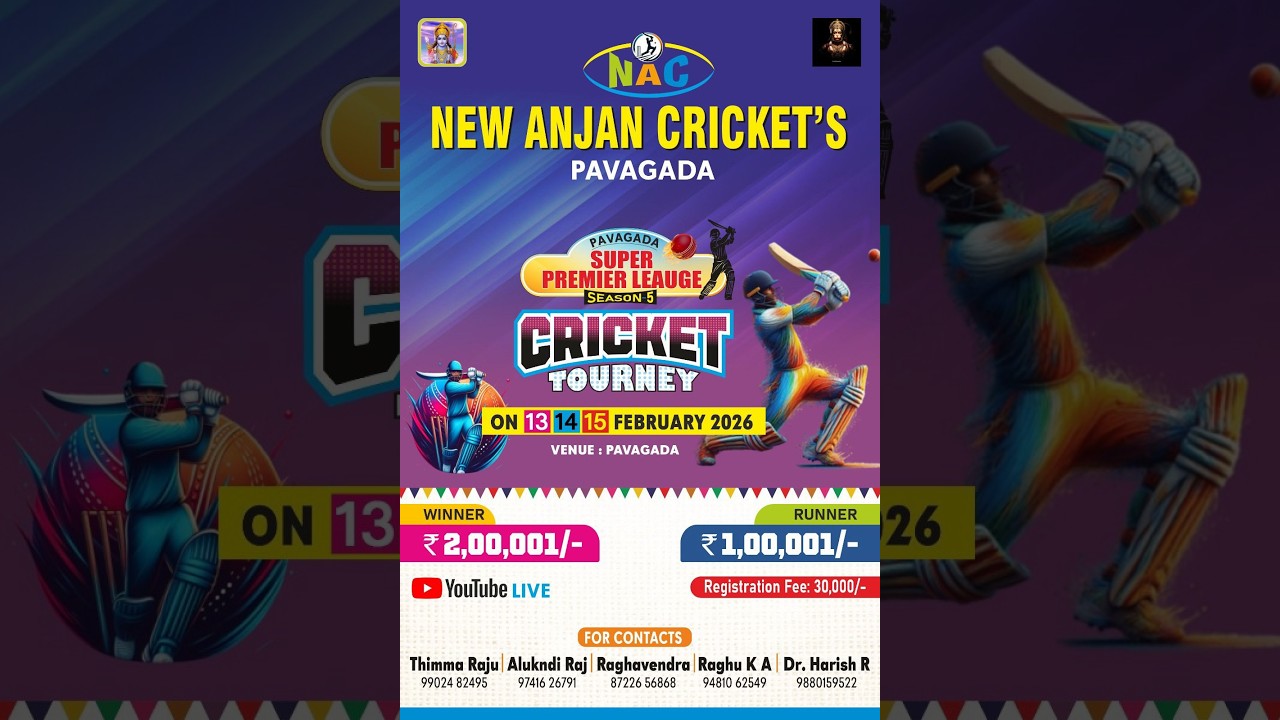 || PAVAGADA SUPER PREMIER LEAGUE | SEASON-05 | FINAL DAY  | LIVE FROM PAVAGADA || M9SPORTS