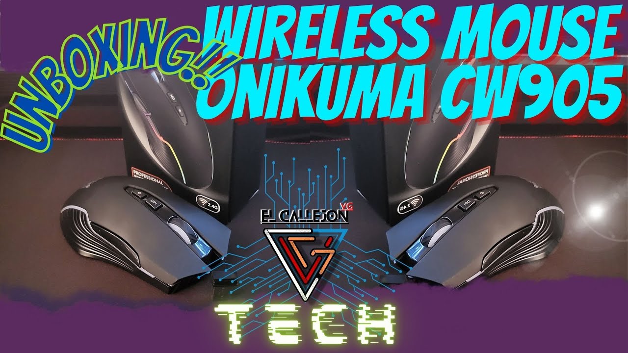 Unboxing Wireless Mouse Onikuma  CW905