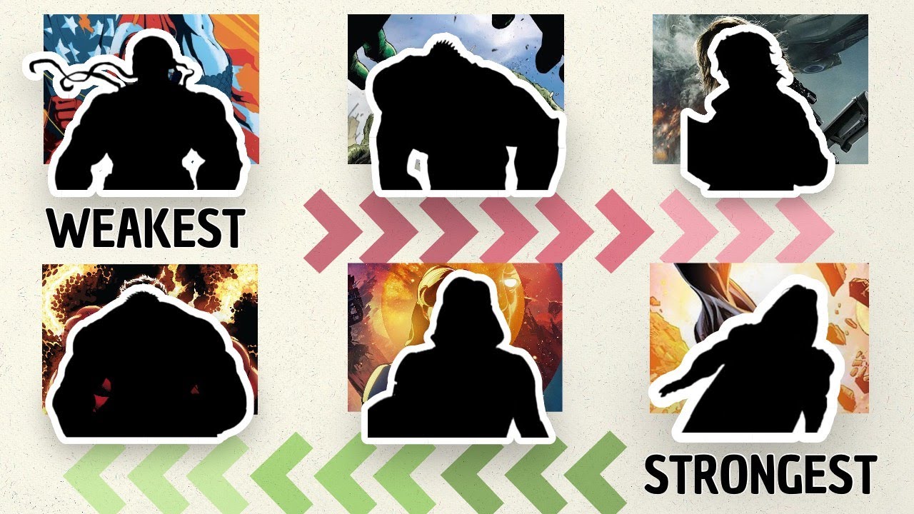 The STRONGEST Marvel Super Soldiers Ranked by Strength