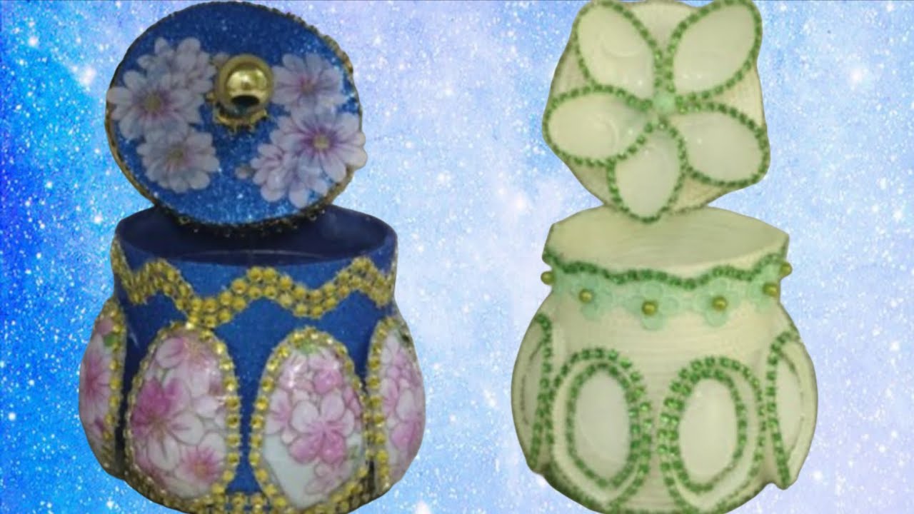 How to make beautiful boxes from plastic spoons