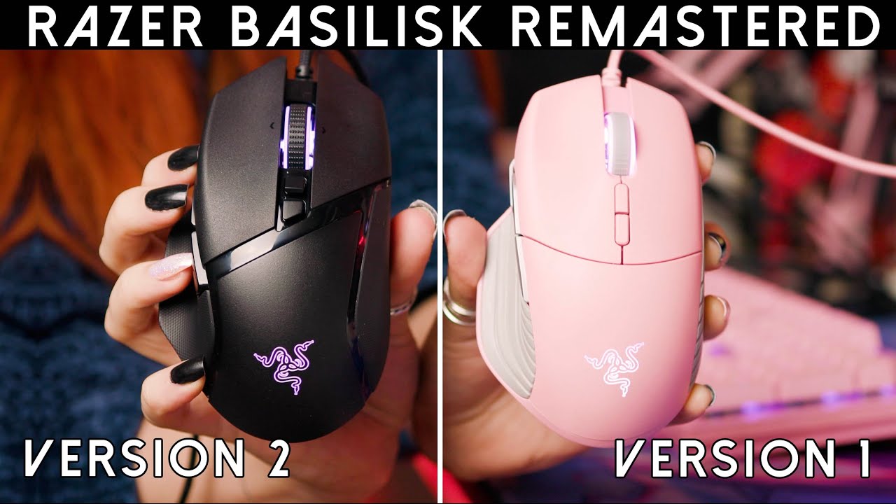 Razer unleash the Basilisk - V2 (2020) compared to V1