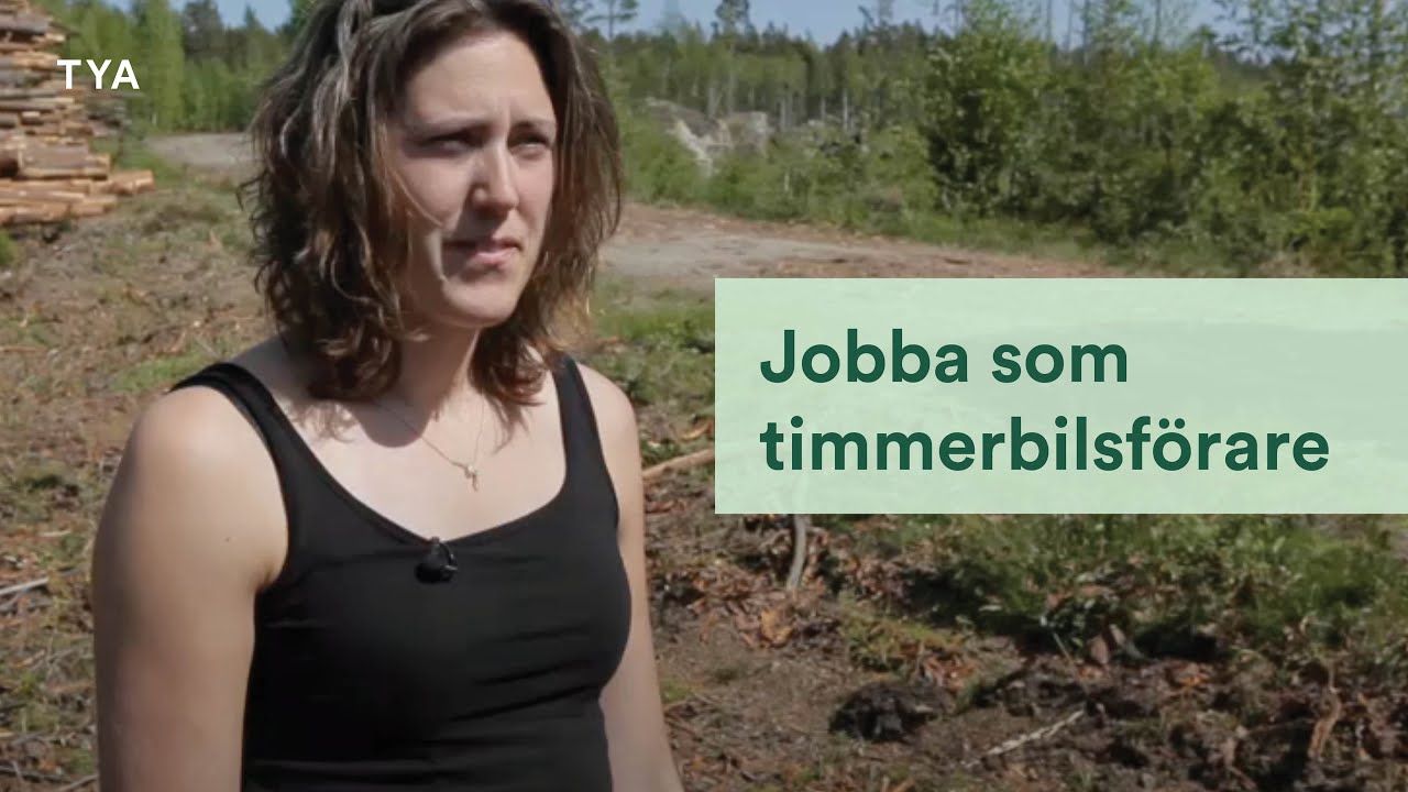 En timmerbilsförares arbetsdag