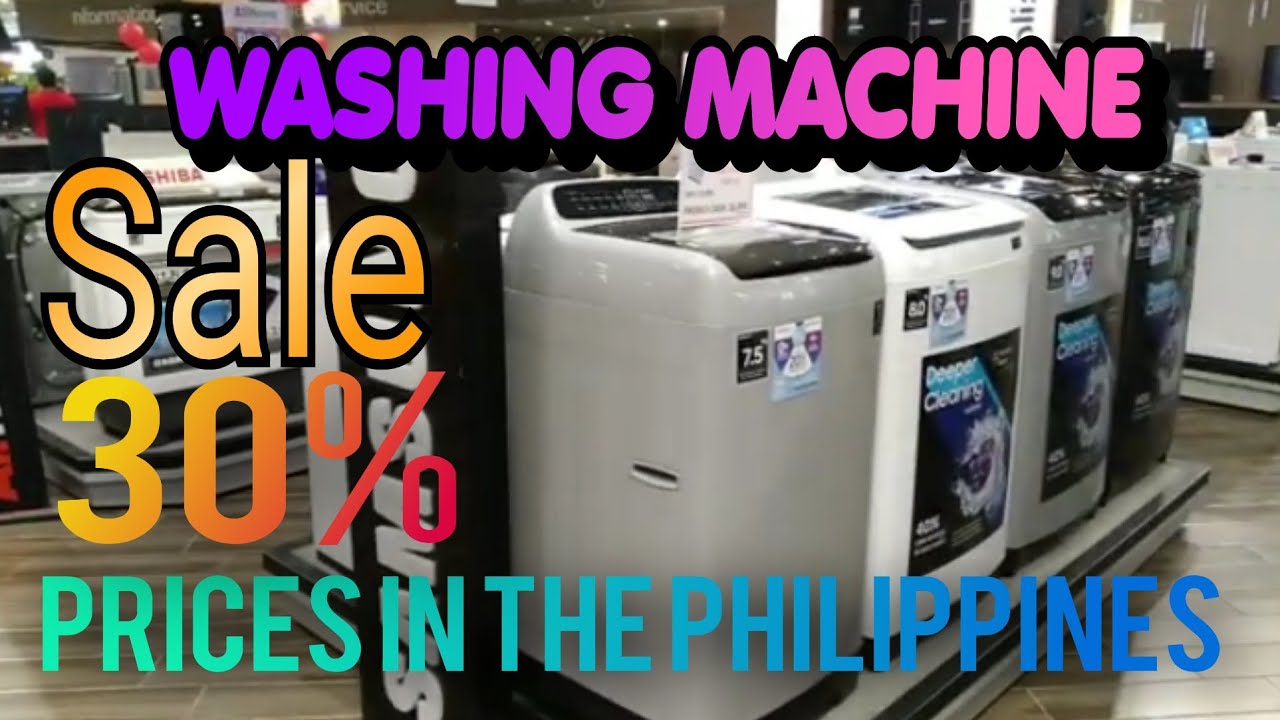 BUDGET WASHING MACHINE PRICES IN THE PHILIPPINES🇵🇭