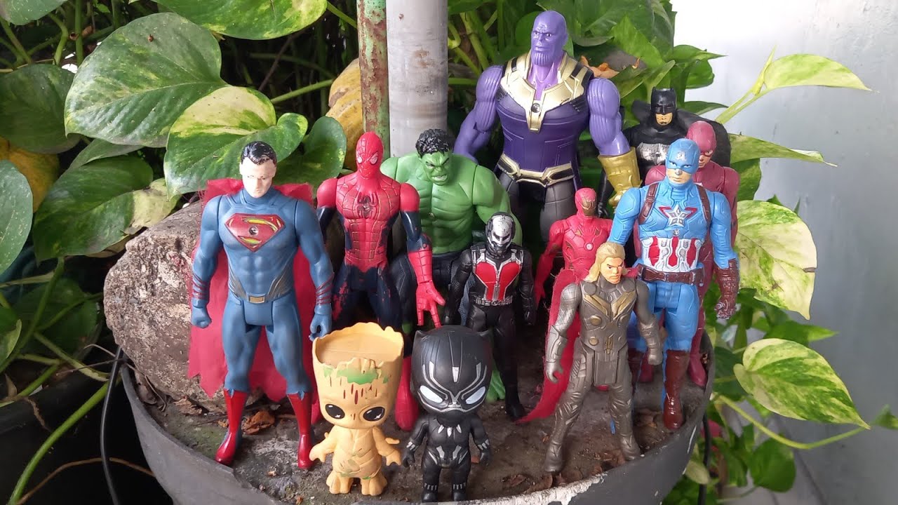 AVENGERS TOYS/Action Figures/Unboxing/Cheap Price/Venom, Black Panther, Flash, Wolverine/Toys#55