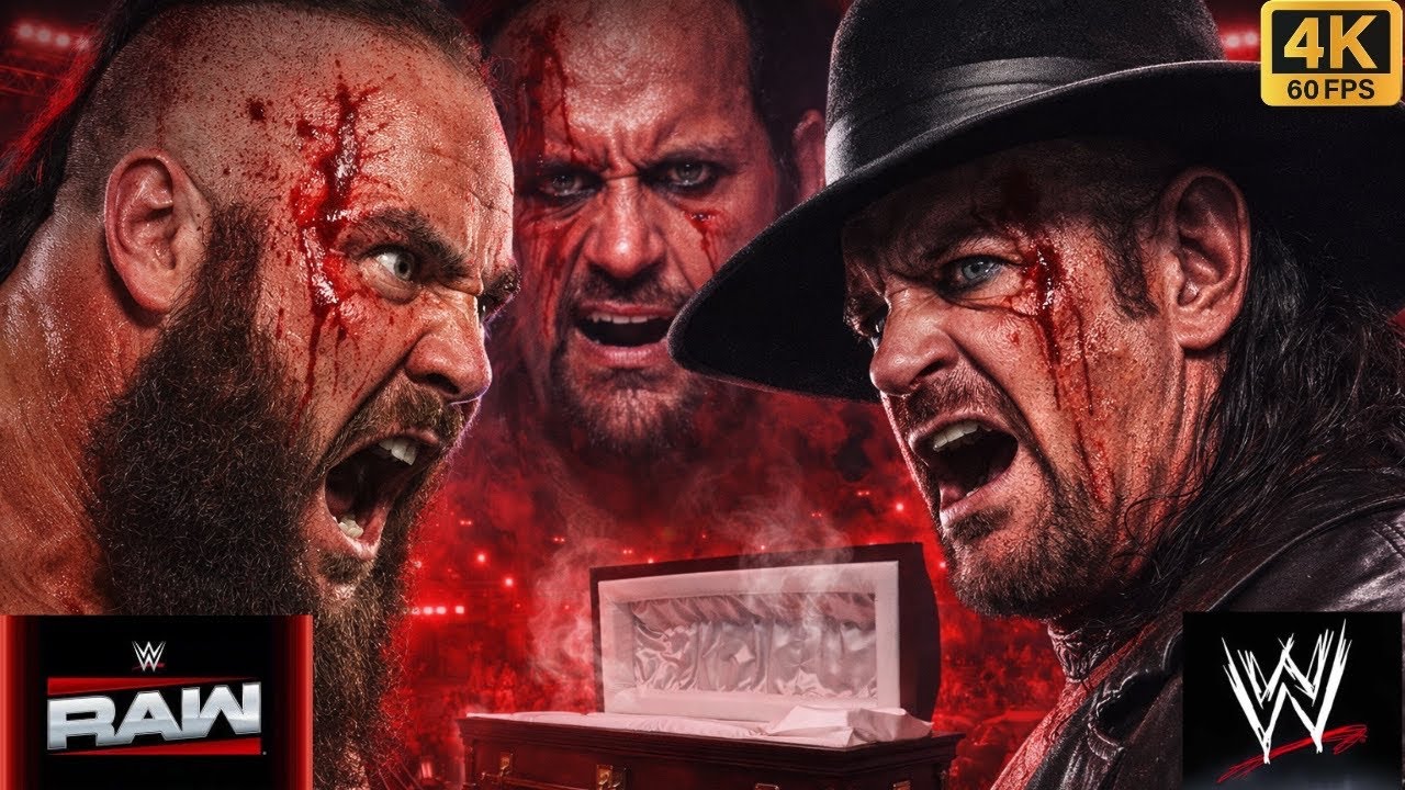 WWE Wrestling Undertaker Vs Braun Strowman Casket Match #wwe #wwe2k25 #gaming #shorts #game #wwe2k24