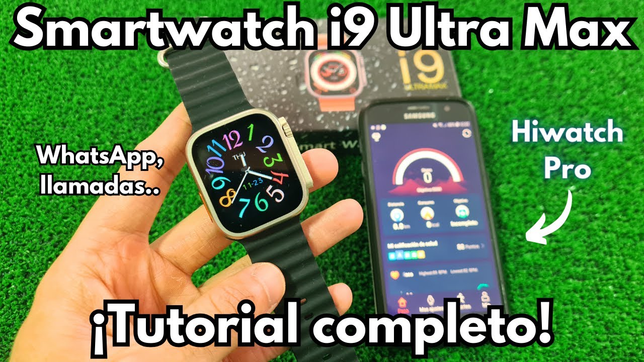 💥 Smartwatch i9 Ultra Max | Review COMPLETA, Características y Configuración | HiWatch Pro