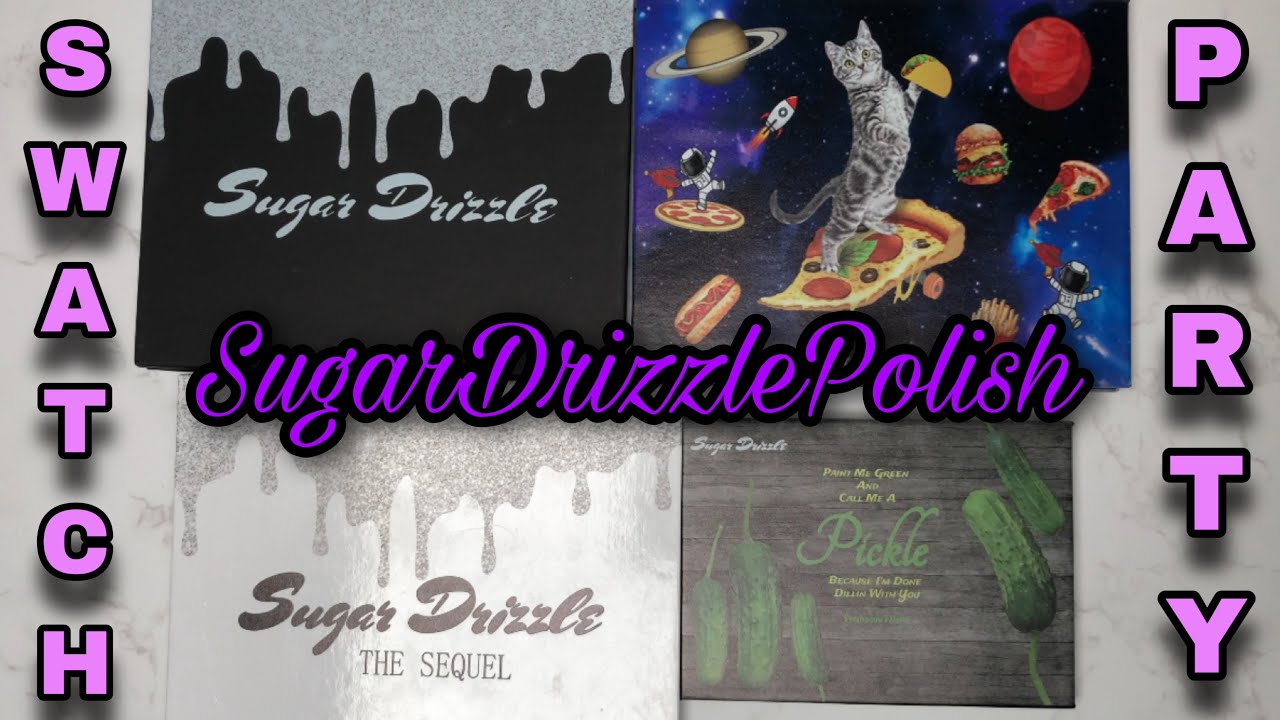 SUGAR DRIZZLE SWATCH PARTY! SWATCHING ALL 4 DUOCHROME PALETTES