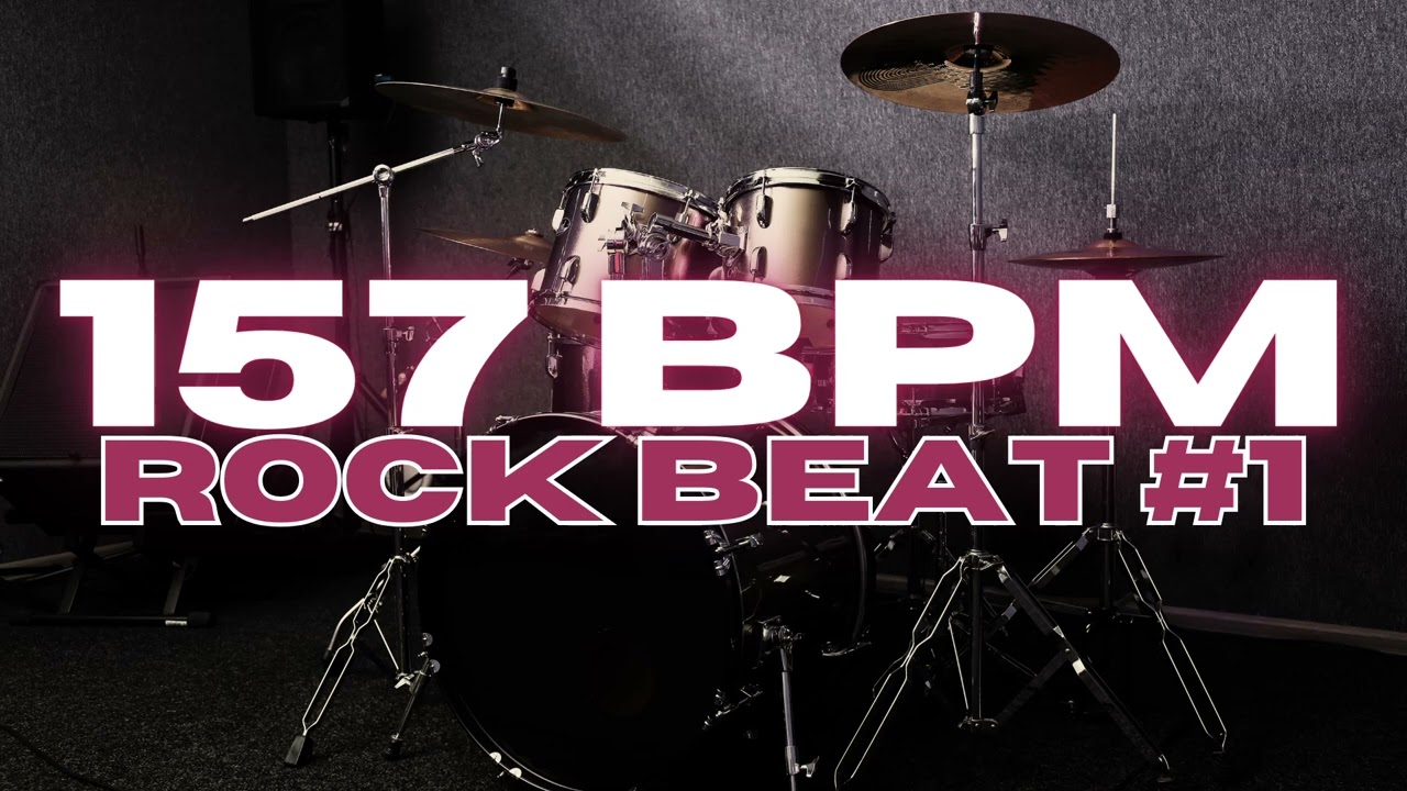 157 BPM - Rock Drum Beat - Loop 1