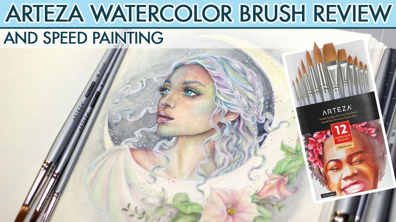 Arteza Review: Watercolor Brushes