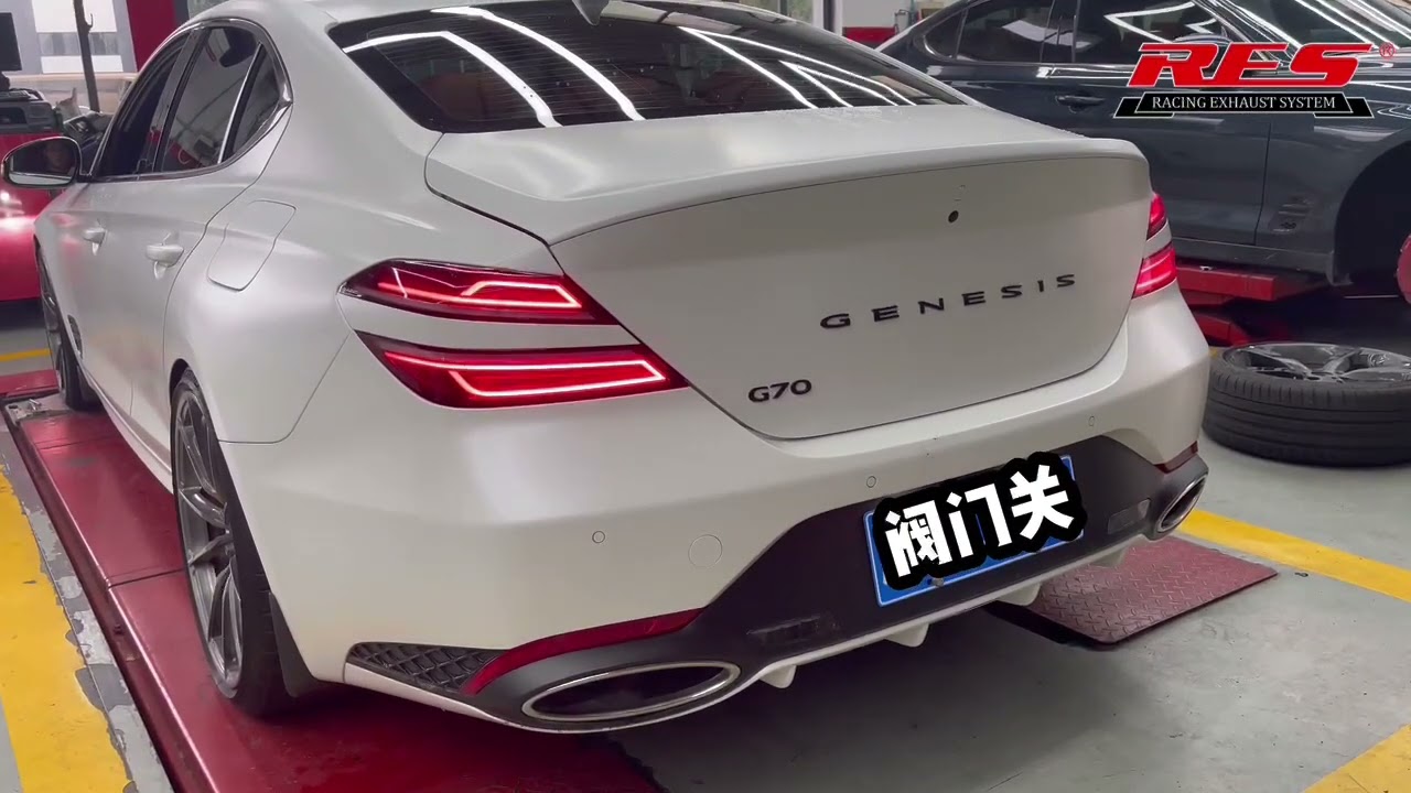 Hyundai Genesis G70 2.0T with valvetronic catback cold start sound check