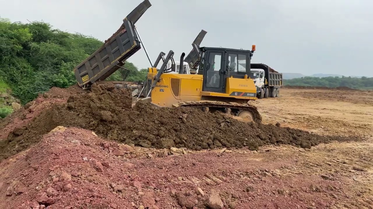 LIUGONG || B160C DOZER || COAL MINING || WORKING IN DUMP YARD